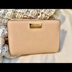 KATE SPADE Cara Laurel Way pink blush wallet